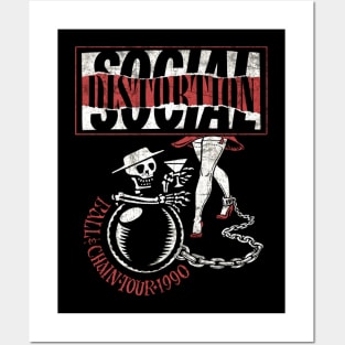 vintage social distortion Posters and Art